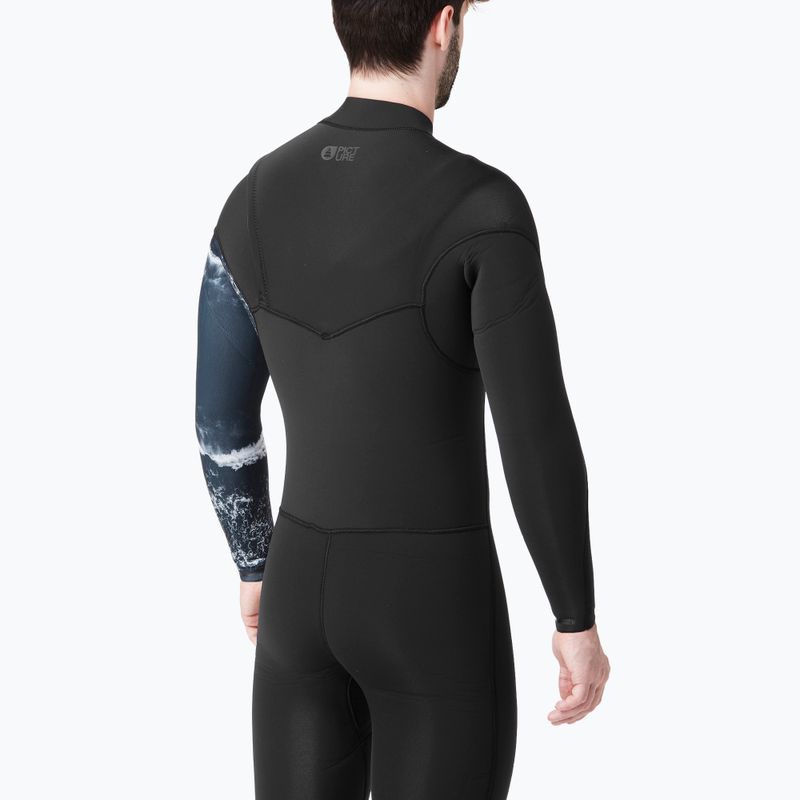 Uomo Picture Equation Print 4/3 mm nero schiuma da nuoto 9