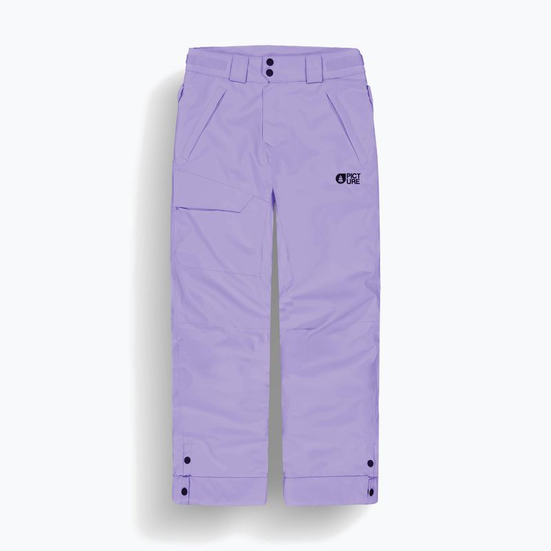 Pantaloni da sci da bambino Picture Time paisley viola 6