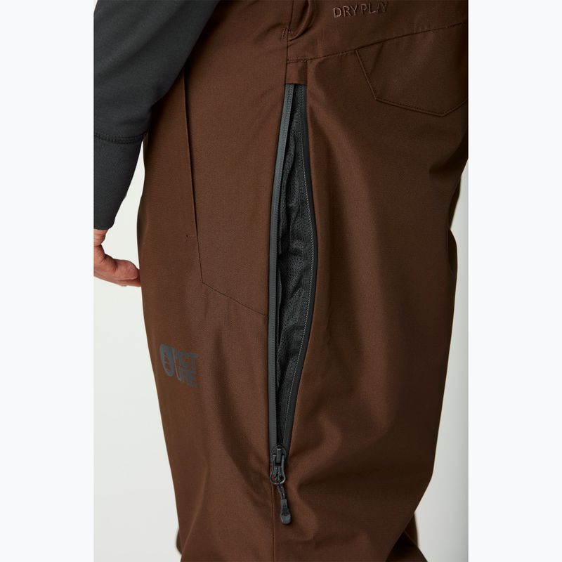 Pantaloni da sci Picture Object 20/15 chicory coffee da uomo 4