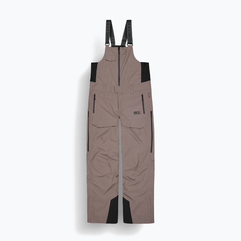 Pantaloni da sci da uomo Picture U28 BIB color tortora scuro 7