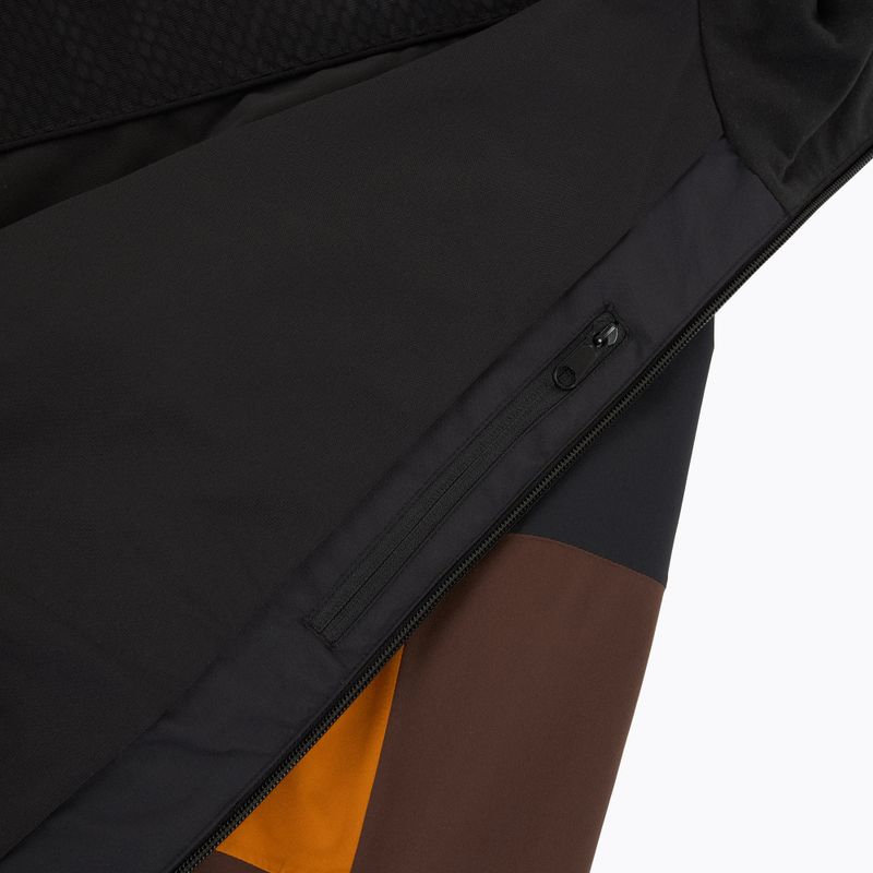 Giacca da sci Picture Naikoon uomo nero / cicoria / miele 5