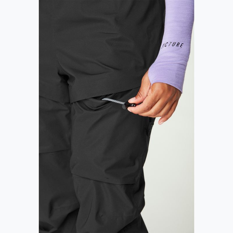 Pantaloni da sci donna Picture Elwy BIB nero 4