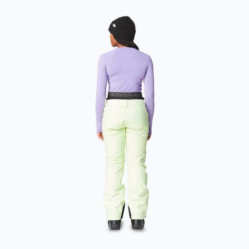 Pantaloni da sci donna Picture Exa lime cream 3