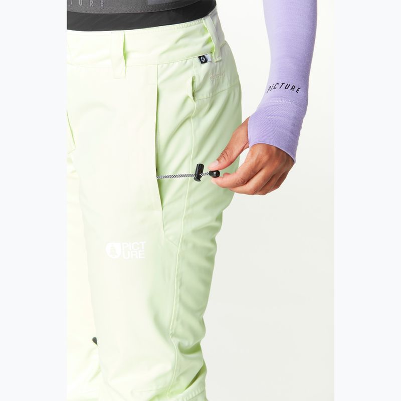 Pantaloni da sci donna Picture Exa lime cream 5