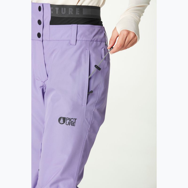 Pantaloni da sci donna Picture Exa paisley viola 5