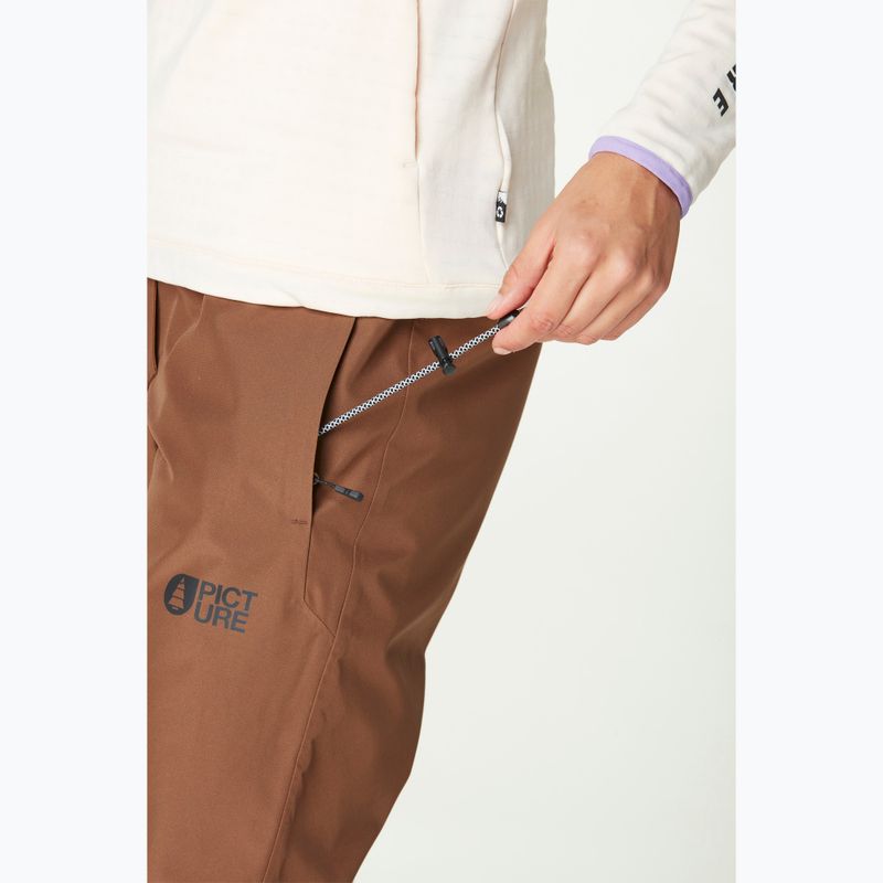 Pantaloni da sci da donna Picture Exa marrone cacao 5