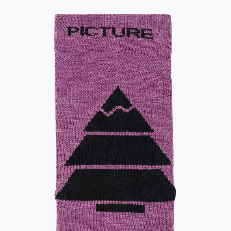 Calze da sci Picture Wooling bright magenta 4