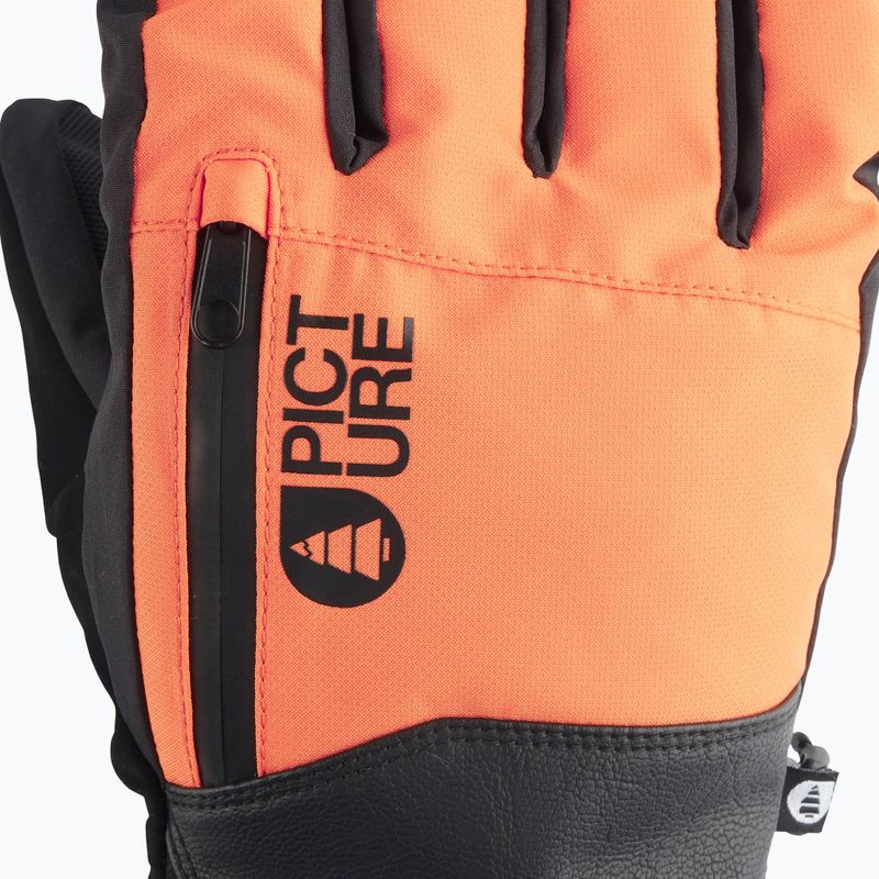 Guanti da sci uomo Picture Madson Gloves 10/10 neon flare 4