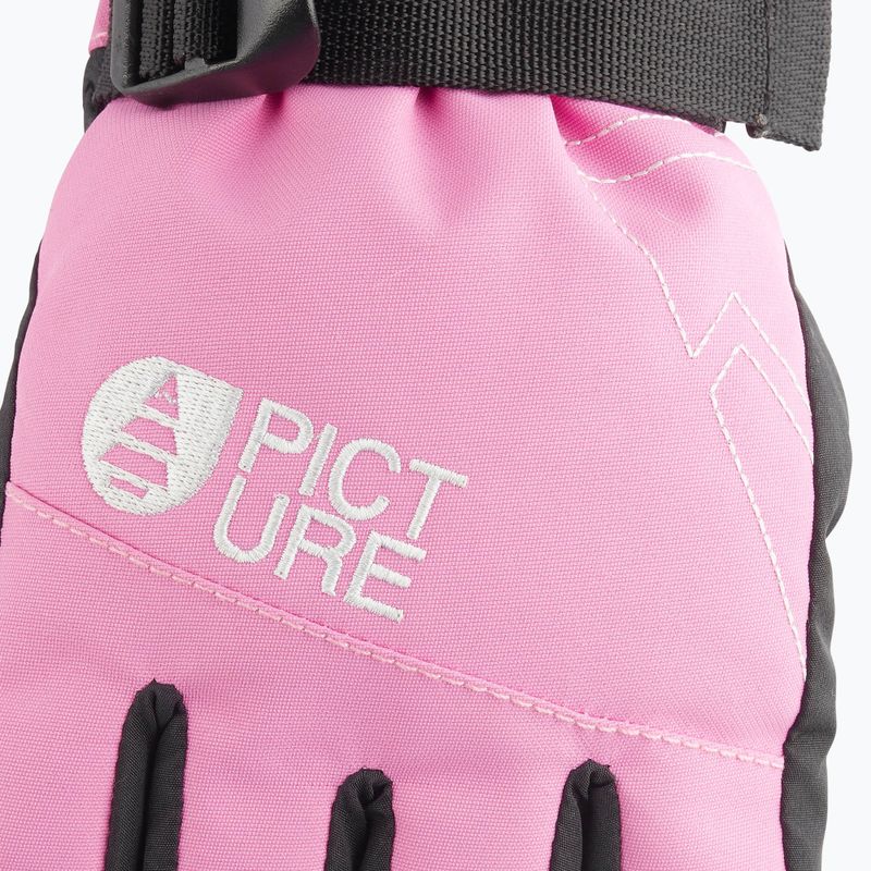 Guanti da sci per bambini Picture Graby Gloves 10/10 super pink 4