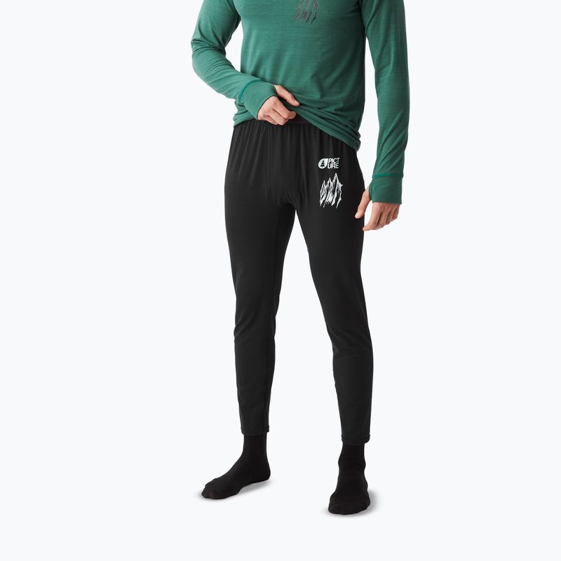 Pantaloni termici uomo Picture Lhotse black