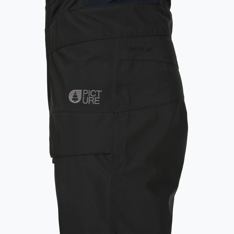 Pantaloni da sci uomo Picture Testy BIB 10/10 black 12