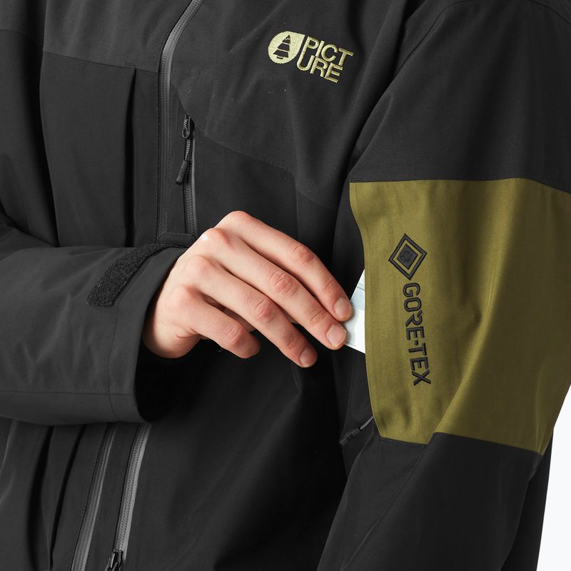Giacca da sci uomo Picture Lassen Gore-Tex 2L tobacco 8