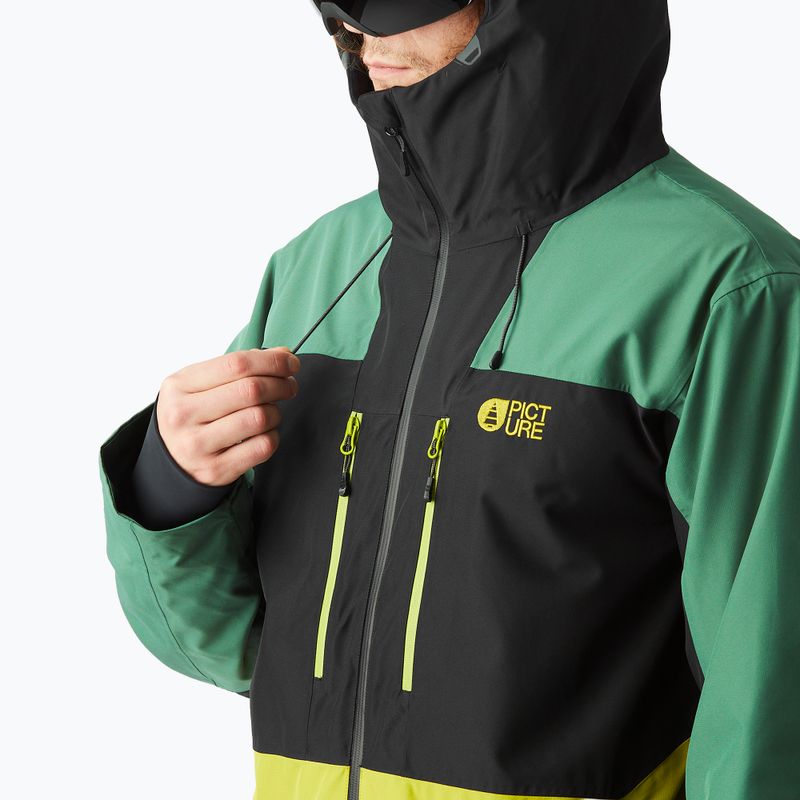 Giacca da sci uomo Picture Object smoke pine black 5