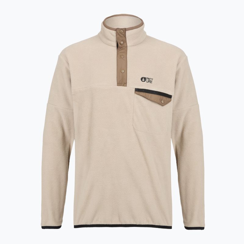 Felpa in pile da sci da uomo Picture Arcca 1/4 Zip puro cashmere 6