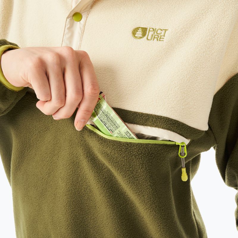 Pile da sci donna Picture Arcca 1/4 Zip tobacco 5