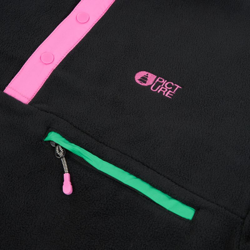 Pile donna da sci Picture Arcca 1/4 Zip black 9