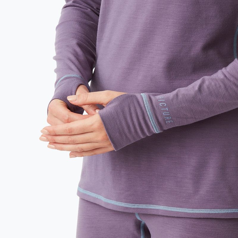 Maglia termica donna a maniche lunghe Picture Milita grape jam 4