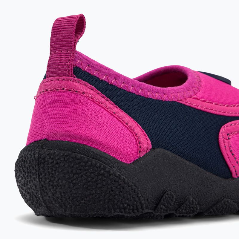Scarpe acquatiche Aqualung Beachwalker rosa/blu navy per bambini 8