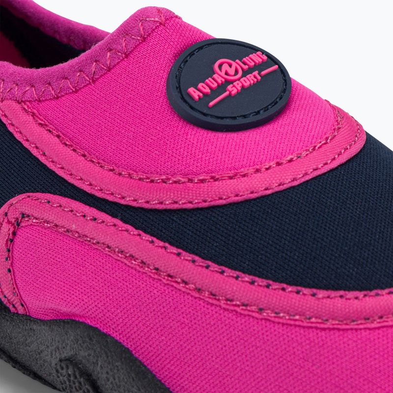 Scarpe acquatiche Aqualung Beachwalker rosa/blu navy per bambini 9