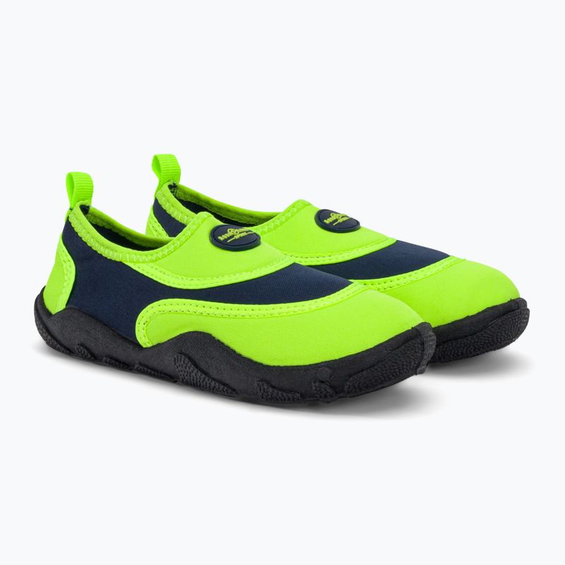 Aqualung Beachwalker scarpe da acqua junior verde brillante/blu navy 4