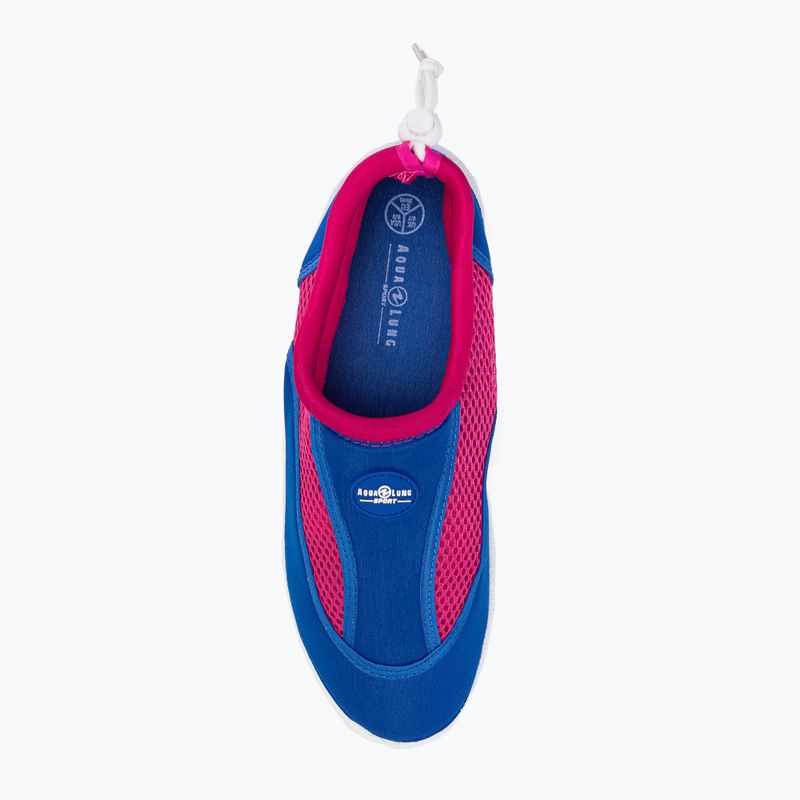 Scarpe acquatiche Aqualung Cancun blu reale/rosa brillante da donna 6