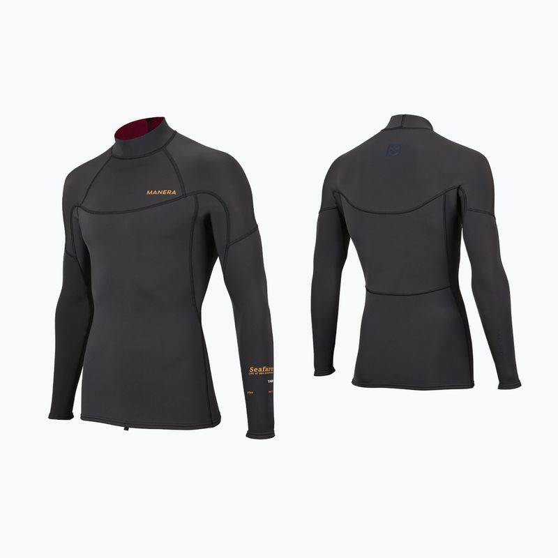 Uomo MANERA Seafarer Neo Top 1 mm isolante in neoprene antracite 6