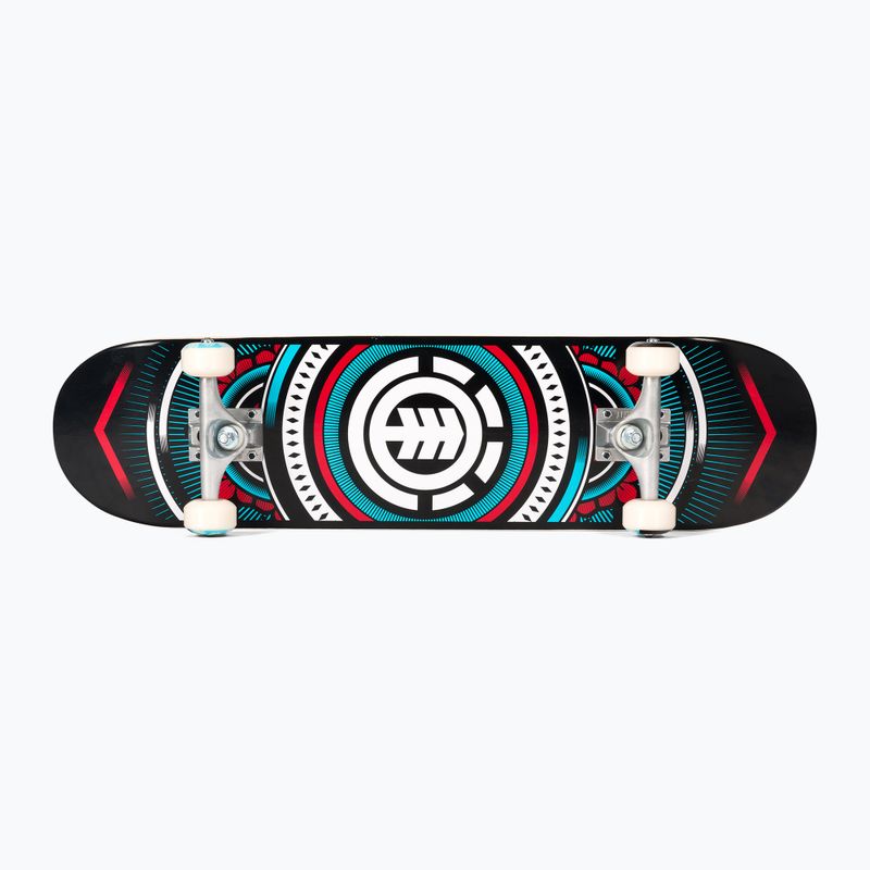 Element Hatched Rosso Blu skateboard classico