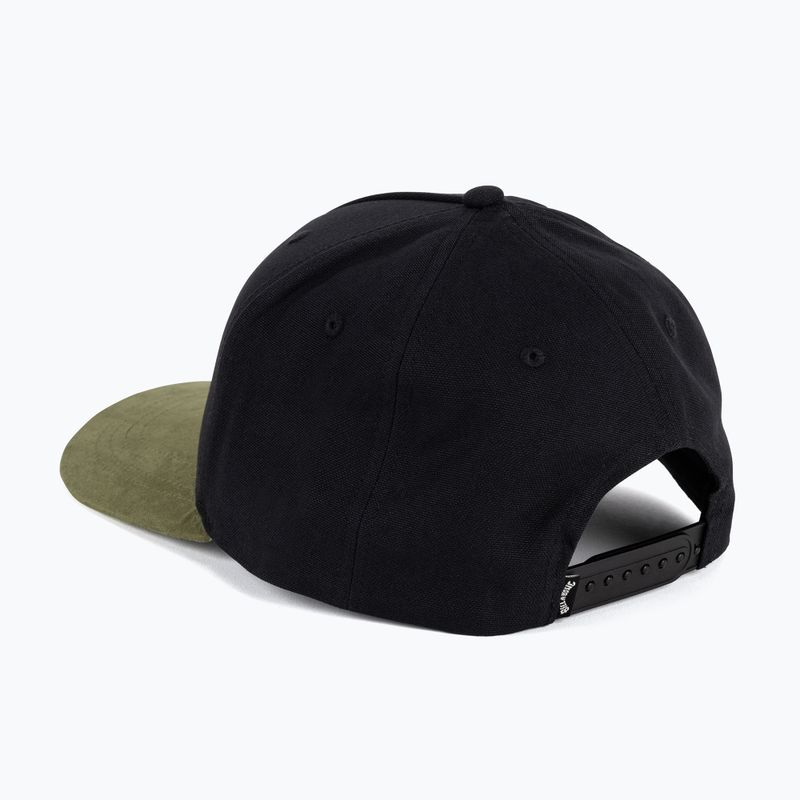 Cappello da baseball Billabong Stacked da uomo nero 3