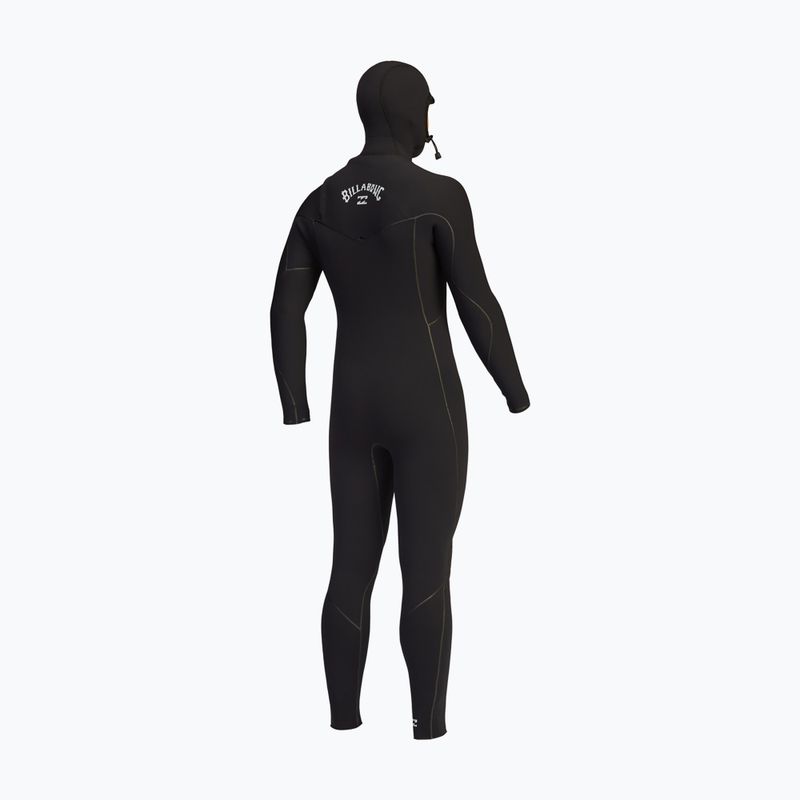 Billabong Uomo 5/4 Furnace con cappuccio CZ Full Nero Swim Foam 9