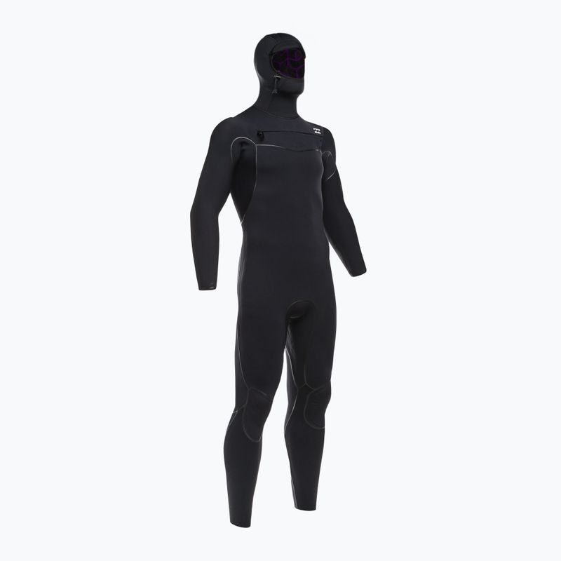 Billabong Uomo 5/4 Furnace con cappuccio CZ Full Nero Swim Foam