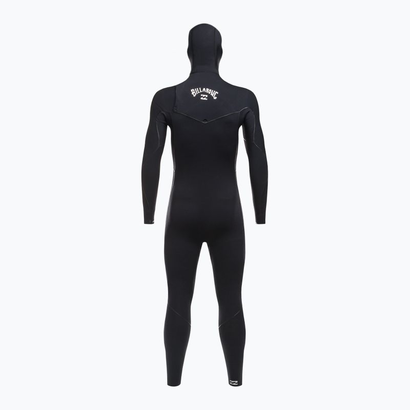 Billabong Uomo 5/4 Furnace con cappuccio CZ Full Nero Swim Foam 3