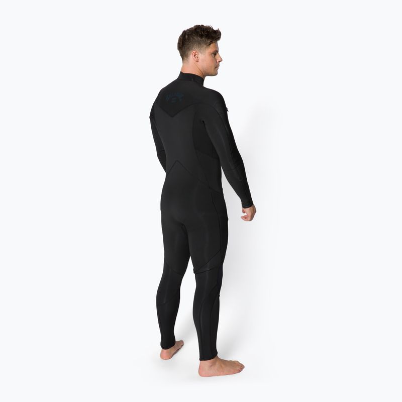 Costume da bagno Billabong 5/4 Absolute CZ Full nero in schiuma di hashish da uomo 3