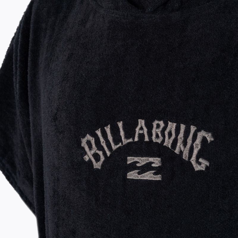 Asciugamano da uomo con cappuccio Billabong nero 5
