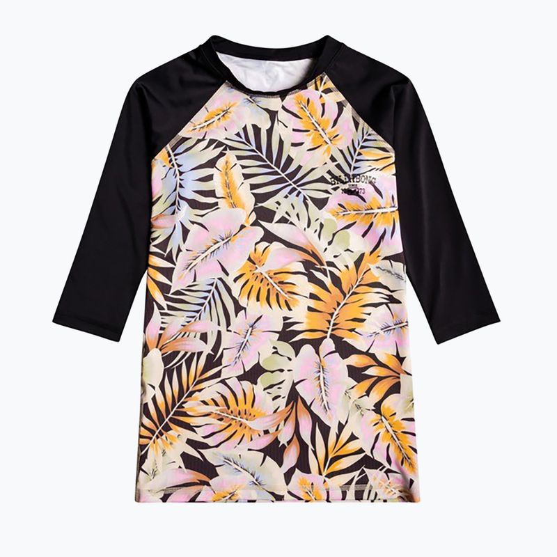 Camicia da bagno Billabong Surf Capsule donna in ciottoli neri