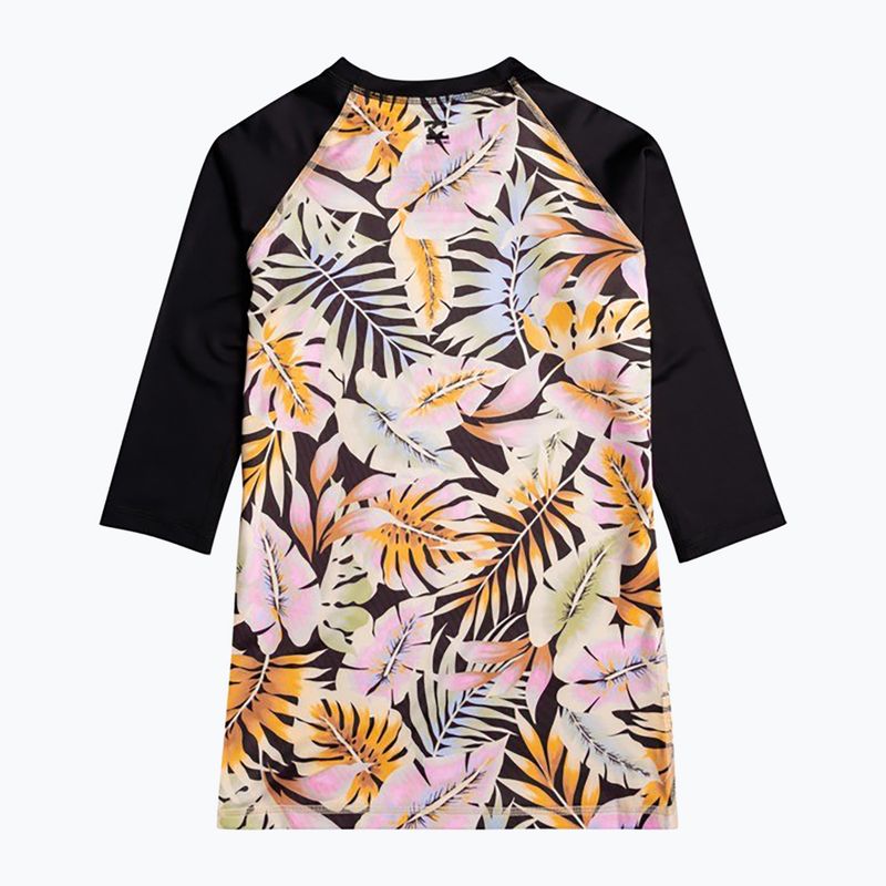 Camicia da bagno Billabong Surf Capsule donna in ciottoli neri 2