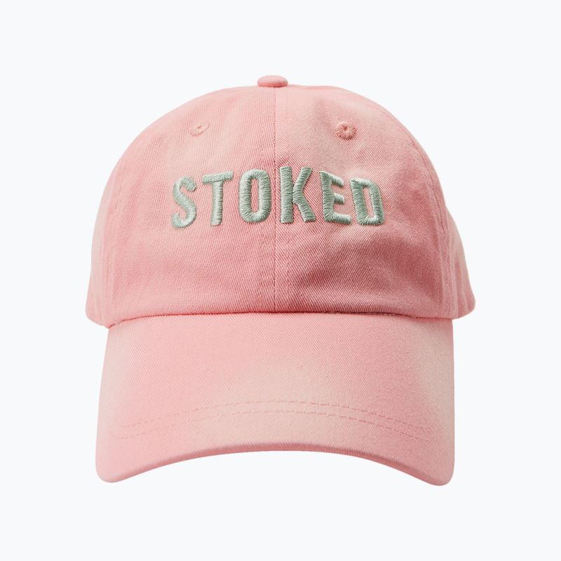 Cappello da baseball Billabong Stacked rosa tramonto da donna 7