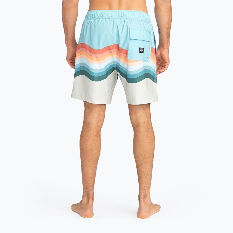 Pantaloncini da bagno Billabong T Street sunset da uomo 3