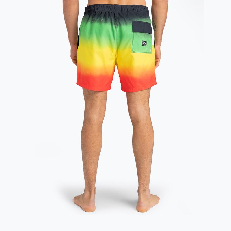 Pantaloncini da bagno rasta da uomo Billabong All Days Fade 2