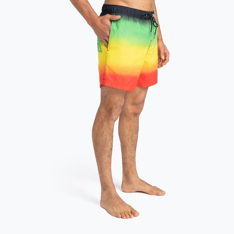 Pantaloncini da bagno rasta da uomo Billabong All Days Fade 4