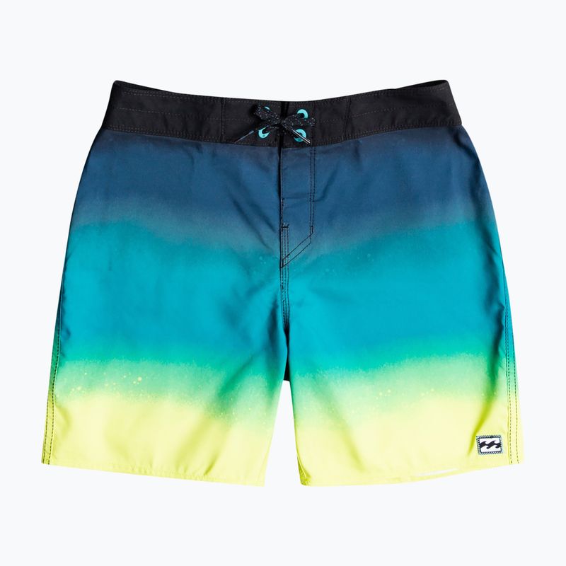 Pantaloncini da bagno per bambini Billabong All Day Fade OG nero