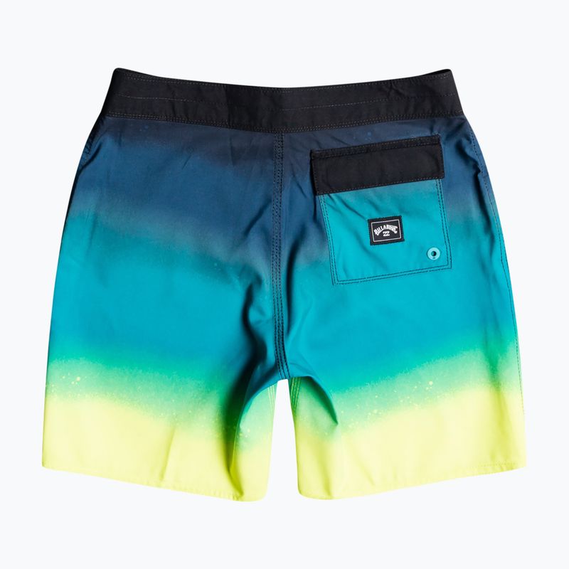 Pantaloncini da bagno per bambini Billabong All Day Fade OG nero 2