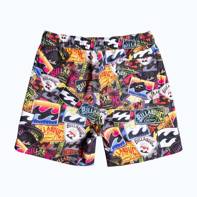 Pantaloncini da bagno Billabong Sundays per bambini multicolore 2