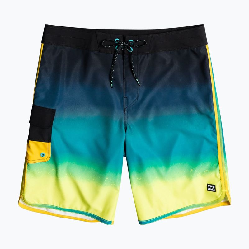 Billabong 73 Fade Pro pantaloncini da bagno per bambini nero