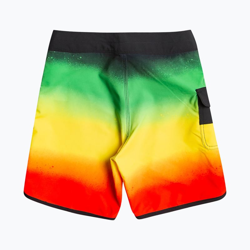 Billabong 73 Fade Pro pantaloncini da bagno rasta per bambini 2