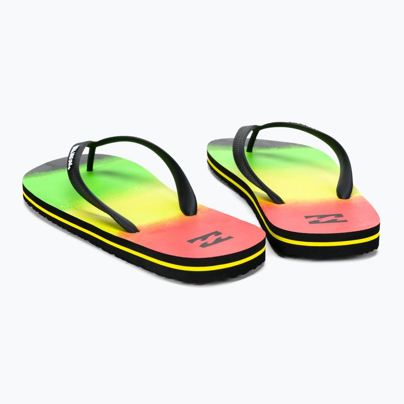 Infradito Billabong Tides Fade rasta da uomo 3