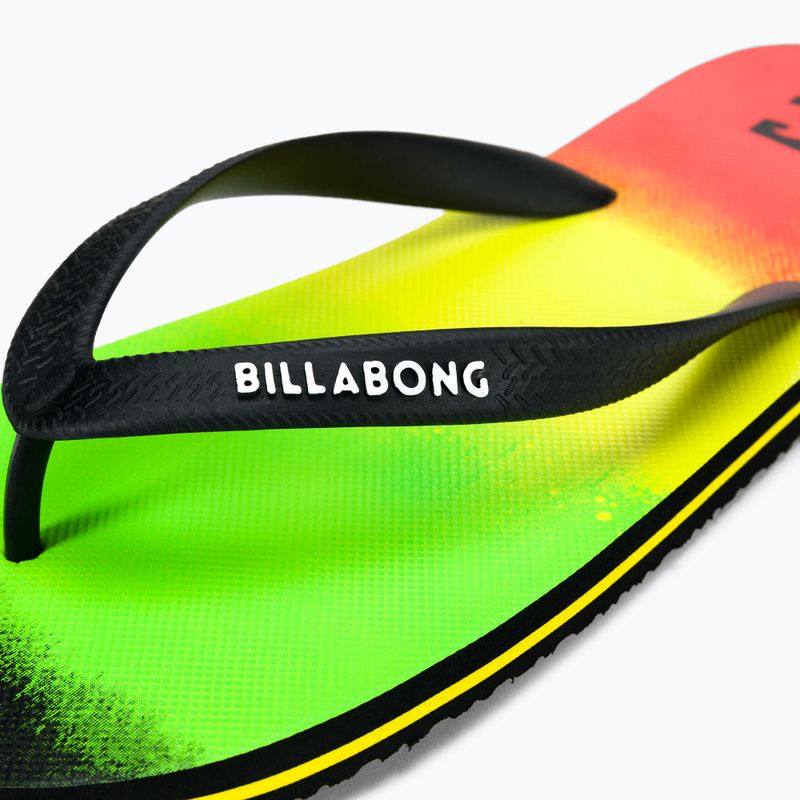 Infradito Billabong Tides Fade rasta da uomo 7