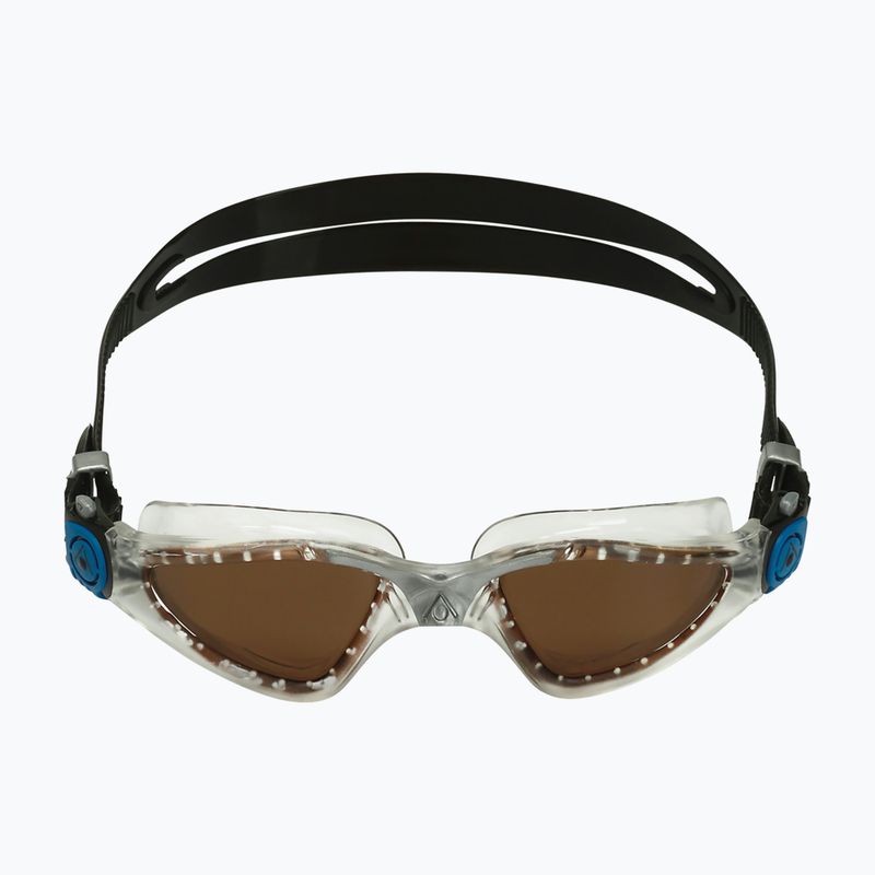 Occhiali da nuoto polarizzati Aquasphere Kayenne 2022 trasparente/argento/marrone 7