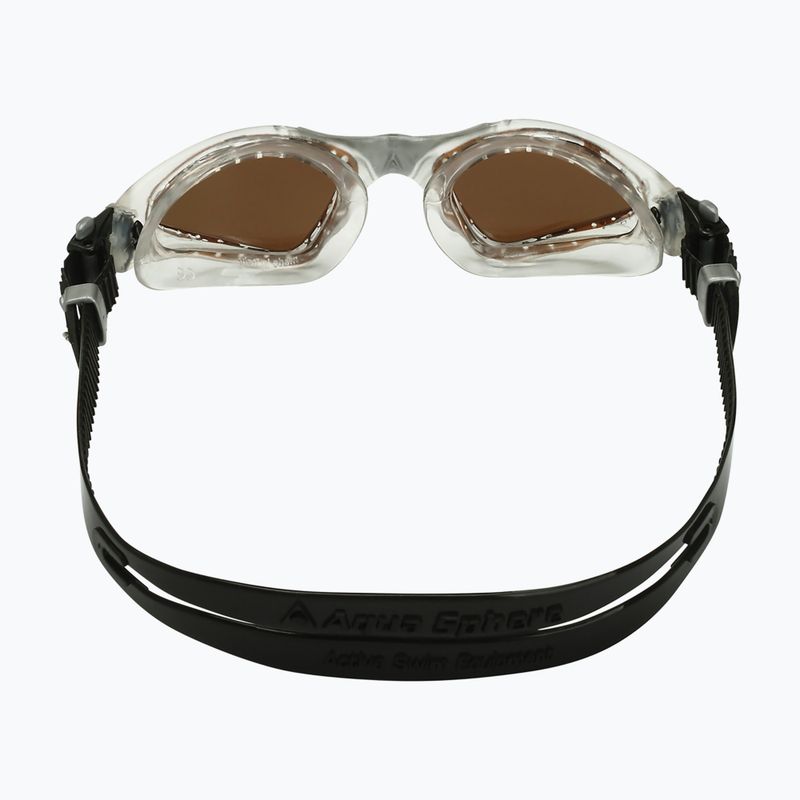 Occhiali da nuoto polarizzati Aquasphere Kayenne 2022 trasparente/argento/marrone 9