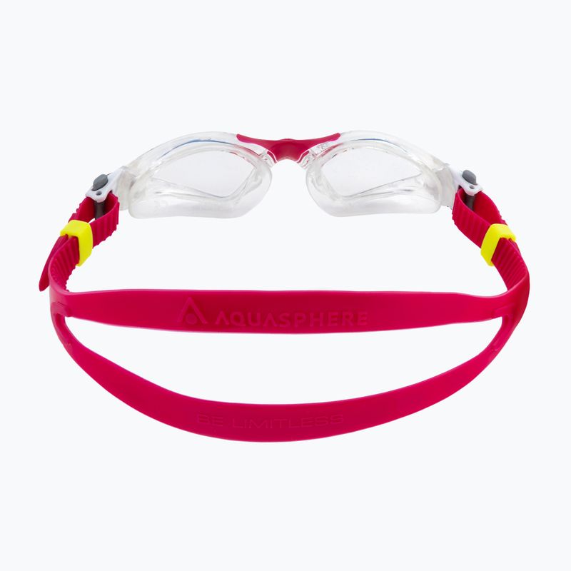 Occhialini da nuoto per bambini Aquasphere Kayenne Compact 2022 lampone/chiaro 5