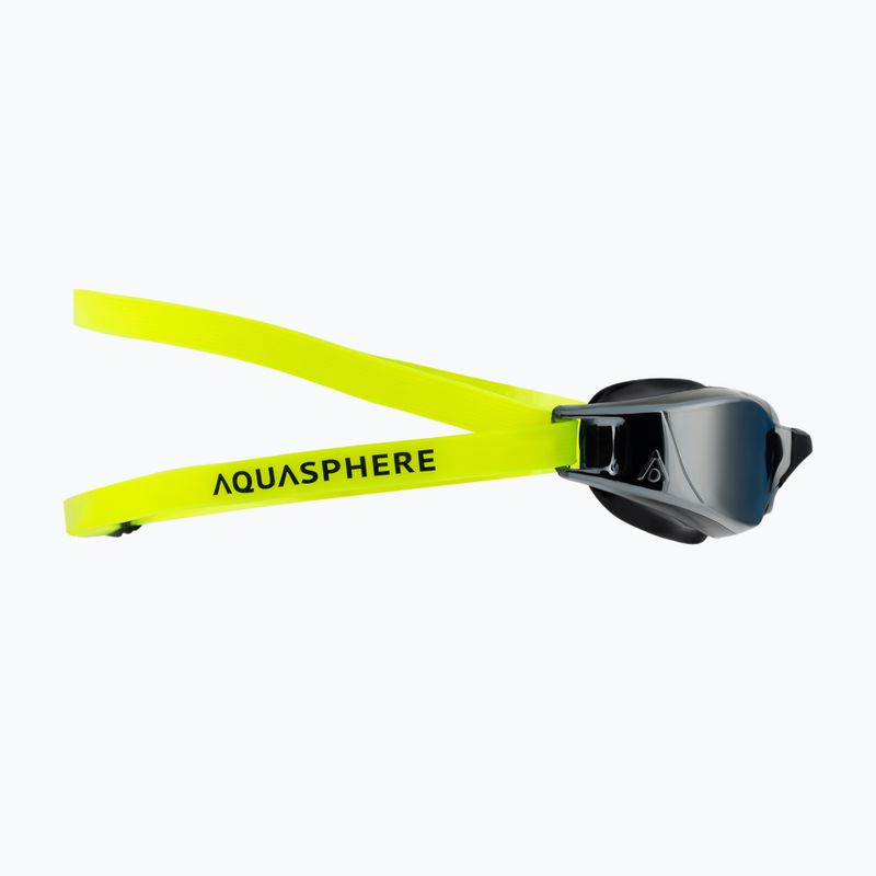 Occhialini da nuoto Aquasphere Xceed nero/giallo/argento specchiante 3